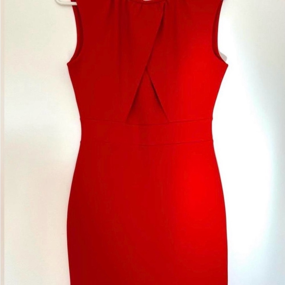 MNG basics Chic Backless Red Dress